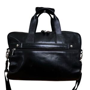 Bosca Old Leather Stringer Bag Black Leather